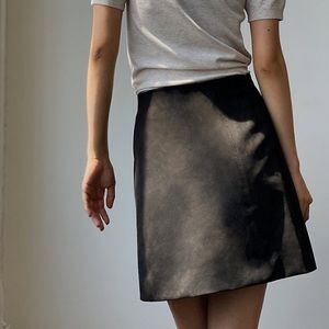 Aritzia Suede Miniskirt